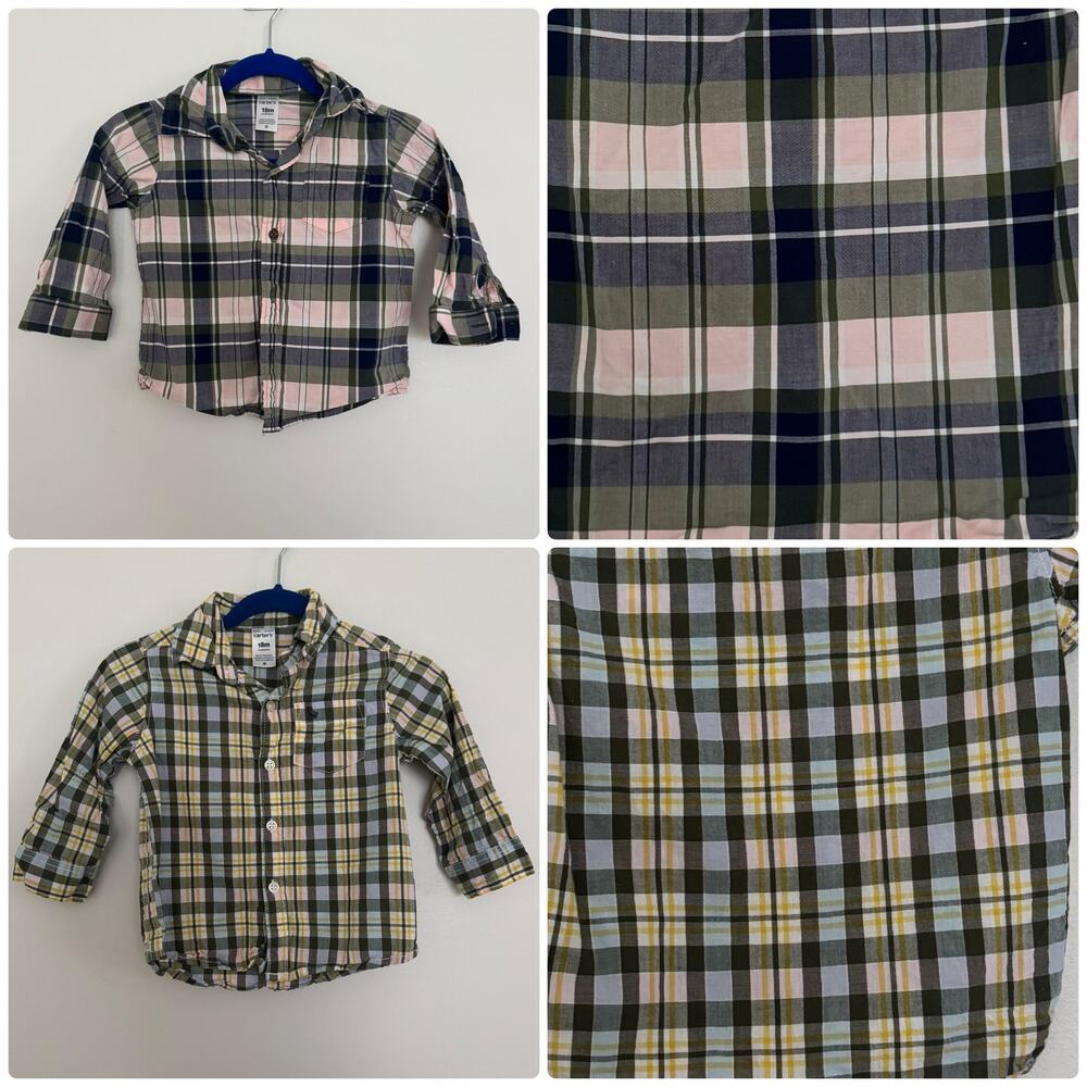 Carter’s Flannel Bundle, Includes 2 Tops